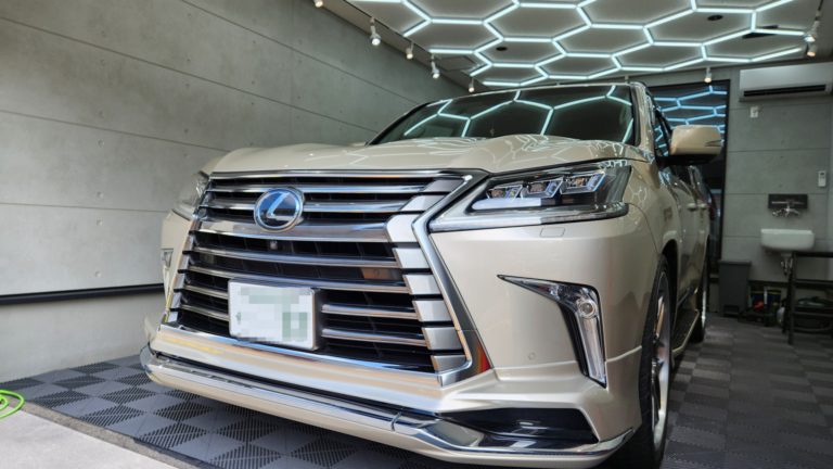 【レクサス LX】外壁塗装のミスト除去・傷の改善からSystem X再施工まで｜千葉県千葉市