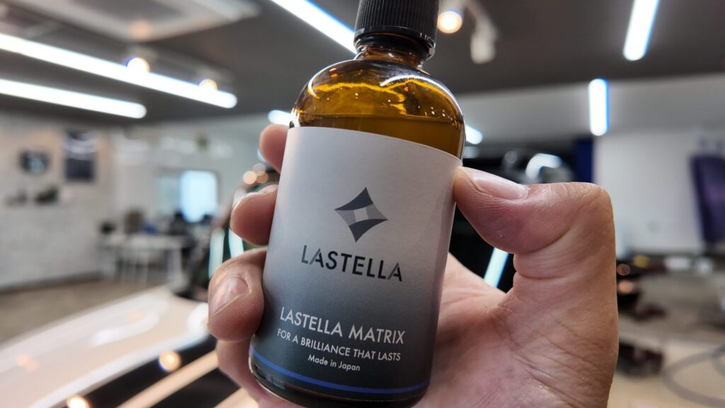 ボディに施工したLASTELLA MATRIX